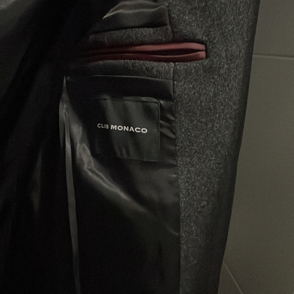 Club Monaco funnel neck coat - Picture 2 of 4